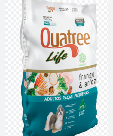 Ração Quatree life adultos raças pequenas 15 quilos 